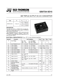 Datasheet  GS5T24-5D15