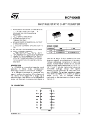 Datasheet  HCF4006B