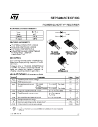 Datasheet  STPS2045C