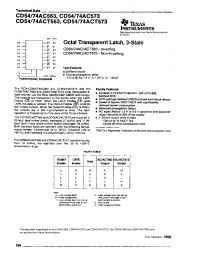 Datasheet  CD54AC563