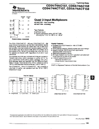 Datasheet  CD54ACT157