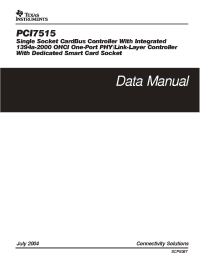 Datasheet  PCI7515