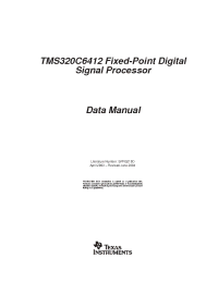 Datasheet  TMS320C6412