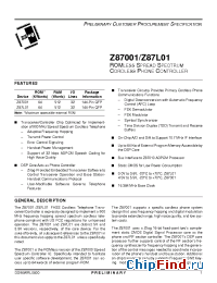 Datasheet  Z87001