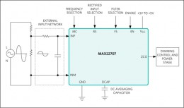 Точный детектор пересечения нуля Maxim с низким энергопотреблением