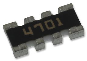ЧИП резисторные сборки CAY16 содержат по четыре 5% резистора в едином корпусе 0603