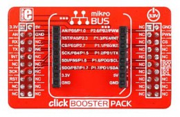 Плата расширения Click Booster pack для стартовой платформы Texas Instruments Stellaris LM4F120 LaunchPad