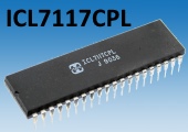 Вольтметр ICL7117CPL с драйвером для 3½ цифрового LED-индикатора и минимальной обвязкой