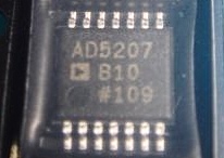 Двухканальный цифровой потенциометр AD5207 на 256 позиций для стерео систем звукоусиления