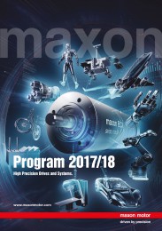 АВИ Солюшнс: maxon motor представляет новый каталог продукции 2017/18