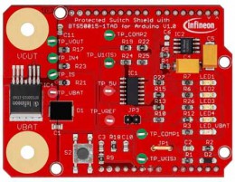 Arduino-совместимая плата 12 В защитного переключателя Infineon Shield_BTS50015-1TAD