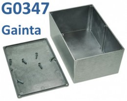 Алюминиевый корпус G0347 размерами 187х118х81.7мм помогает хорошо отводить тепло