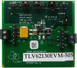 Оценочный модуль на основе DC/DC преобразователя TLV62130 от Texas Instruments