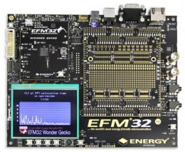 Отладочный  набор на основе 32-битного микроконтроллера EFM32™ Wonder Gecko от SiLabs