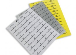 Полиэфирные листы Tyco для печати этикеток на лазерных и струйных принтерах