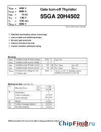 Datasheet  5SGA20H4502