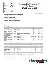 Datasheet  5SGF40L4502