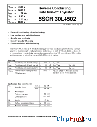 Datasheet  5SGR30L4502