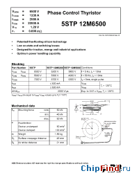 Datasheet  5STP12M6500