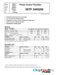 Datasheet  5STP34N5200