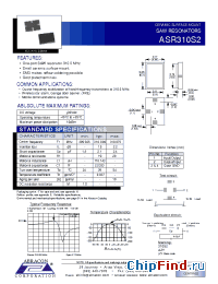 Datasheet  ASR310S2