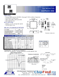 Datasheet  ASR403.55E