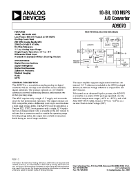 Datasheet  AD9070/PCB