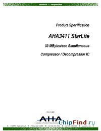 Datasheet  AHA3411