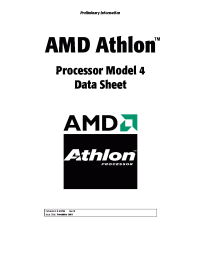 Datasheet  AMD Athlon