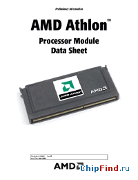 Datasheet  AMD-K7550MTR51BA