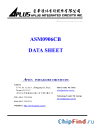 Datasheet  ASM0906CB