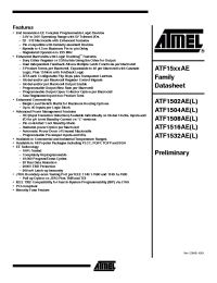 Datasheet  ATF1502AE-10