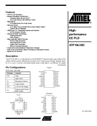 Datasheet  ATF16LV8C-15