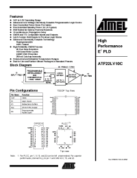 Datasheet  ATF22LV10C