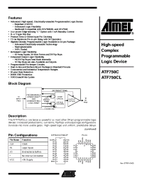 Datasheet  ATF750CL