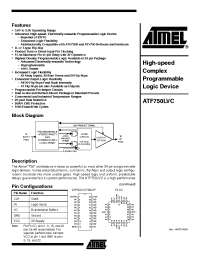 Datasheet  ATF750LVC
