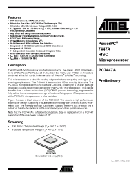 Datasheet  PC7447A