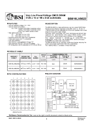 Datasheet  BS616LV8023
