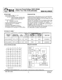 Datasheet  BS616LV8025