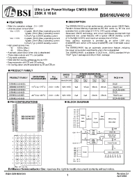 Datasheet  BS616UV4010-12