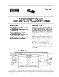 Datasheet  DAC667