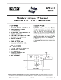 Datasheet  DCP0115