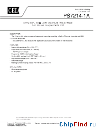 Datasheet  PS7214-1A