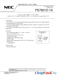 Datasheet  PS7801D-1A