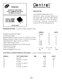 Datasheet  CSHD6-40C