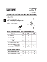 Datasheet  CEF10N6