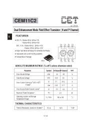 Datasheet  CEM11C2