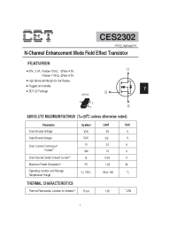 Datasheet  CES2302