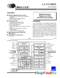 Datasheet  CL-PS7500FE