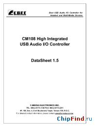 Datasheet  CM108